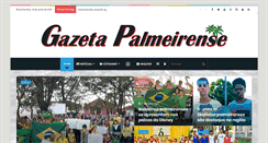 Desktop Screenshot of gazetapalmeirense.com.br